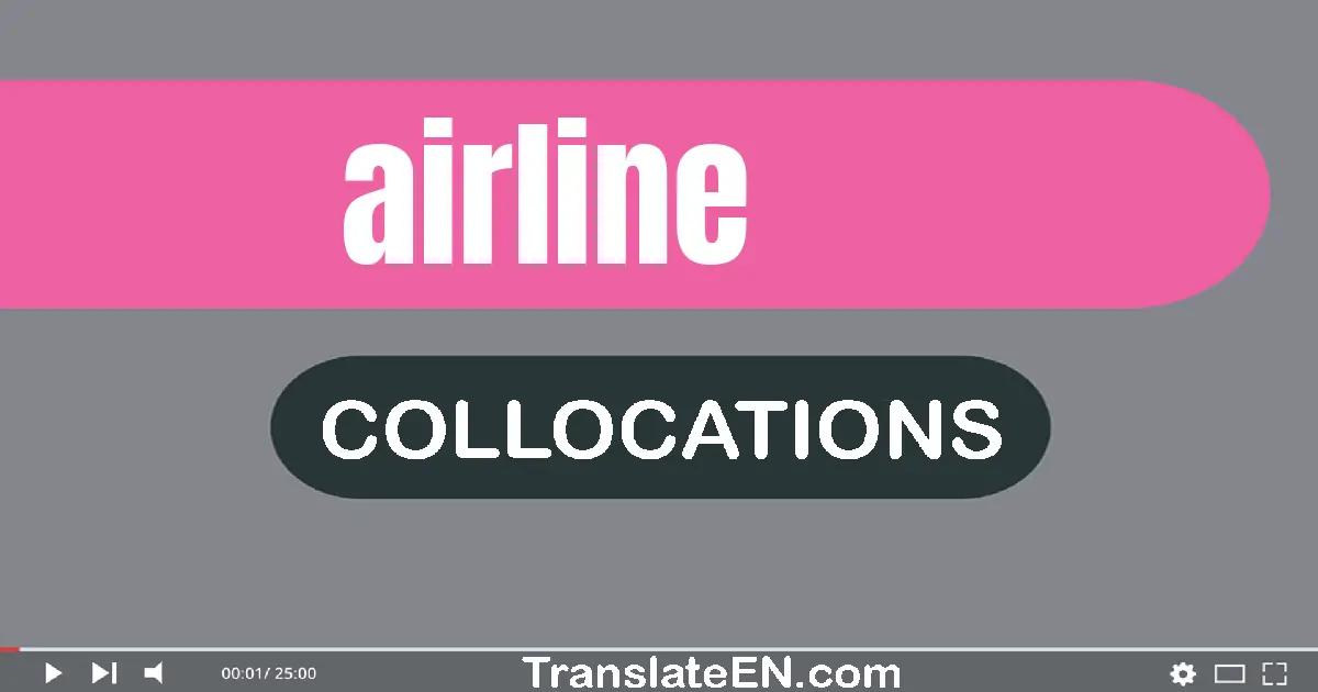 Collocations With "AIRLINE" in English