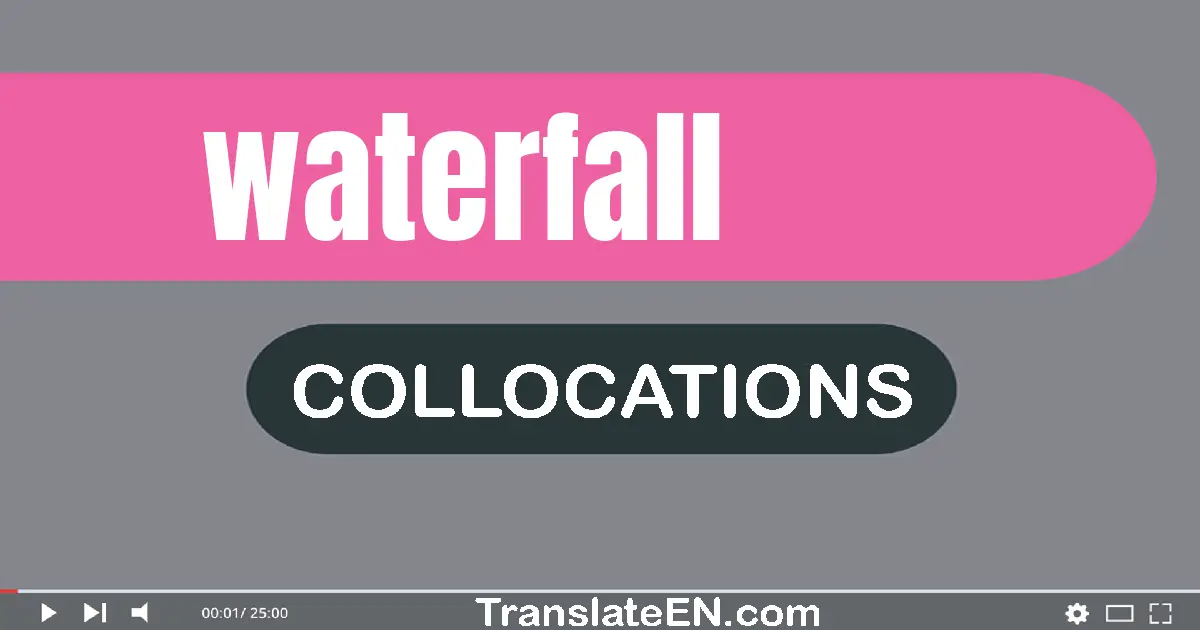 Collocations With "WATERFALL" in English