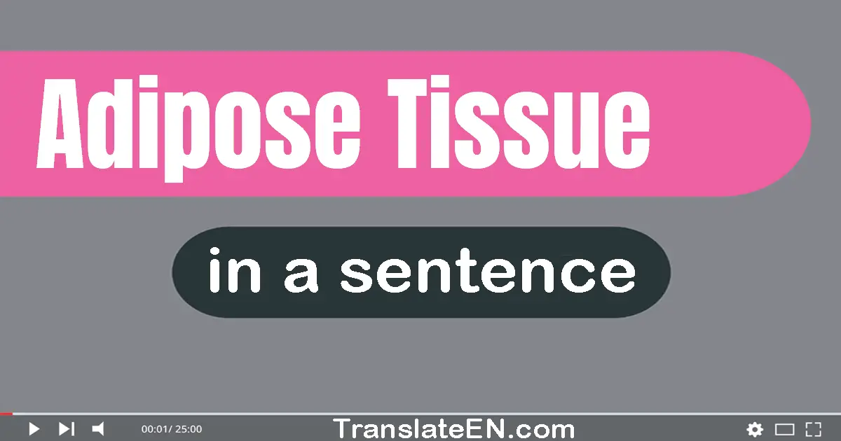 Adipose Tissue in a sentence