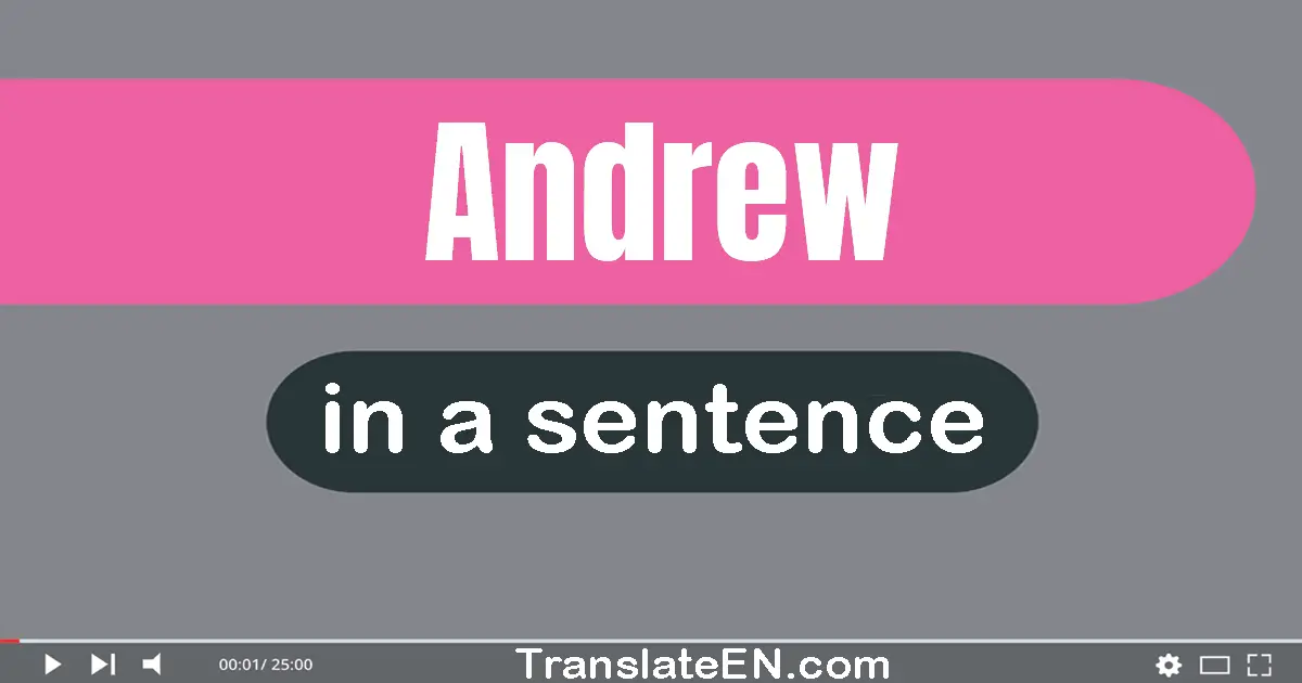 Andrew in a sentence