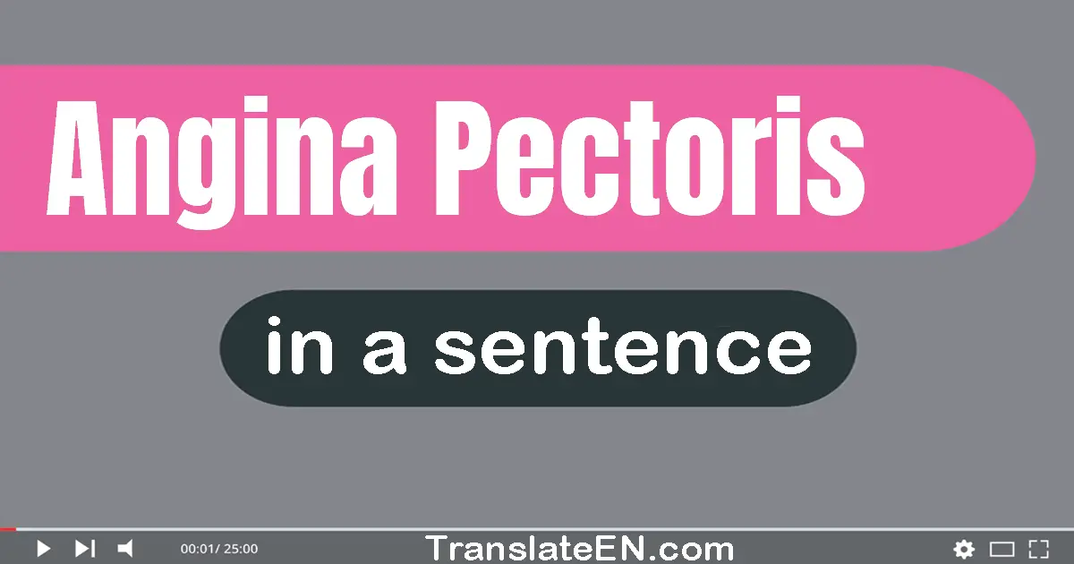 Angina Pectoris in a sentence