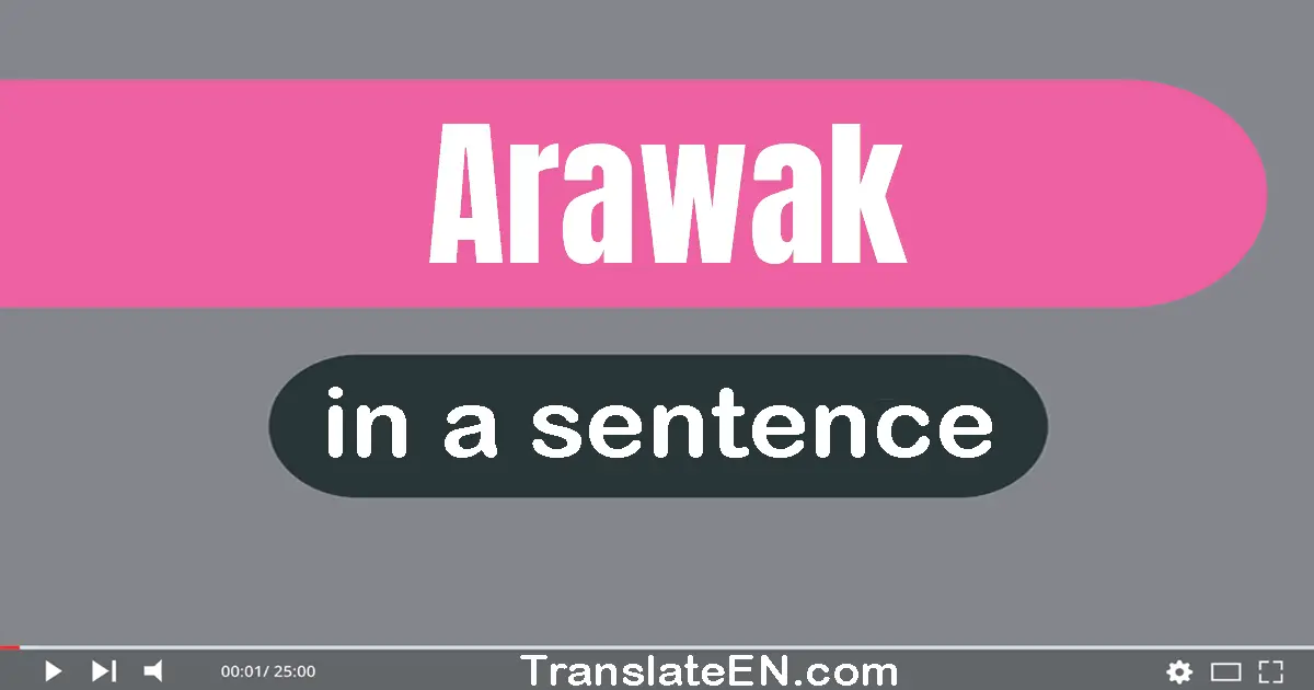 Arawak in a sentence