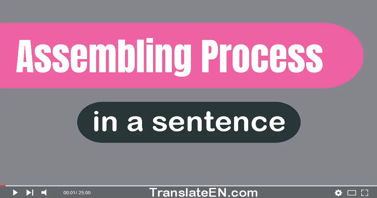 Assembling Process in a sentence