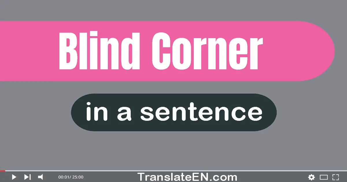 Blind Corner in a sentence