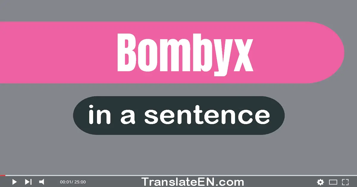 Bombyx in a sentence