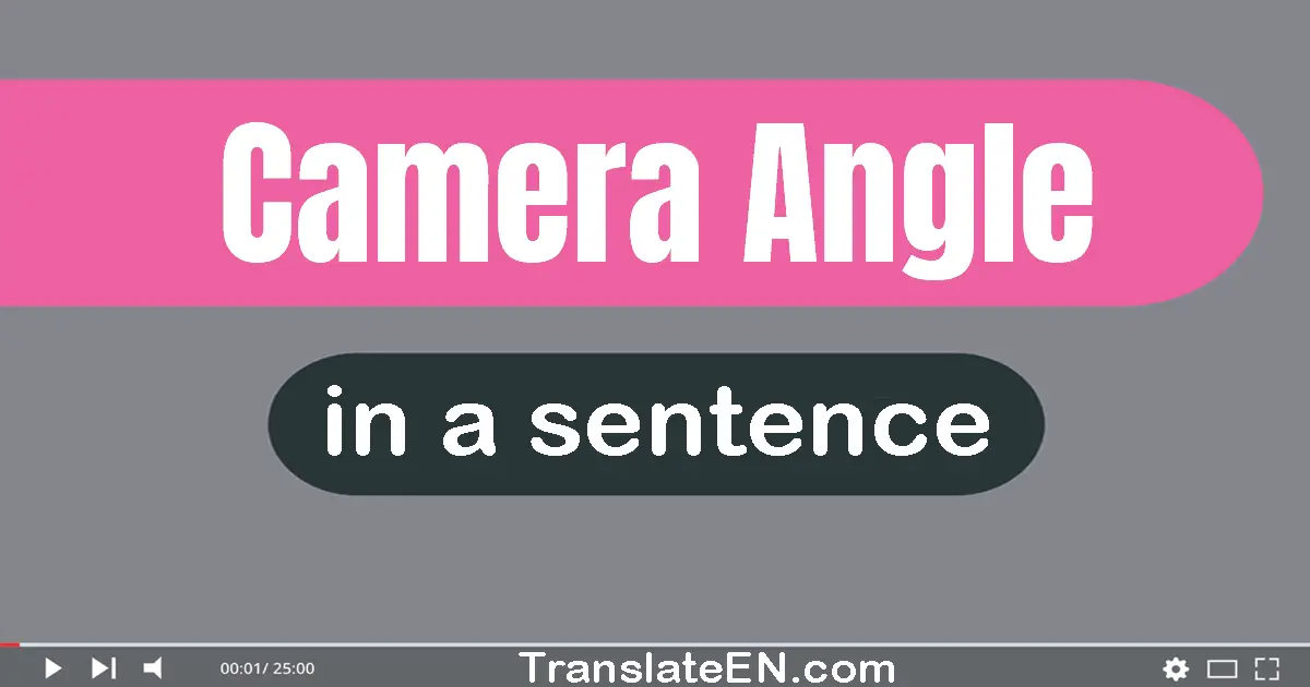 Camera Angle in a sentence