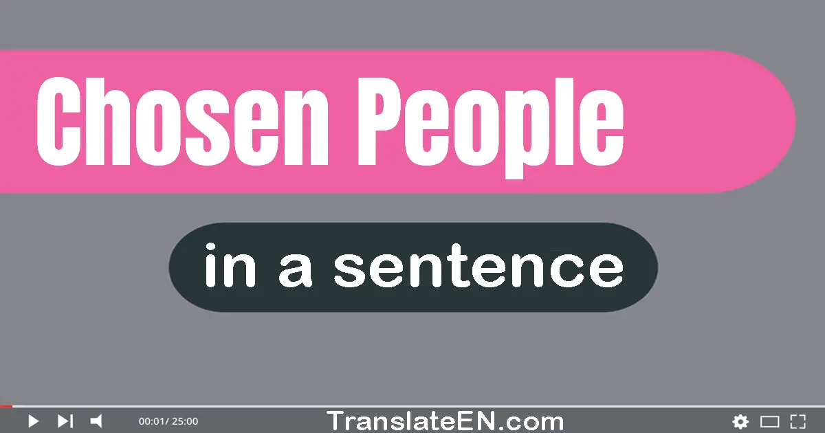 Chosen People in a sentence