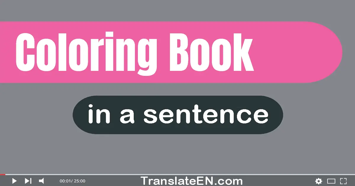 Coloring Book in a sentence