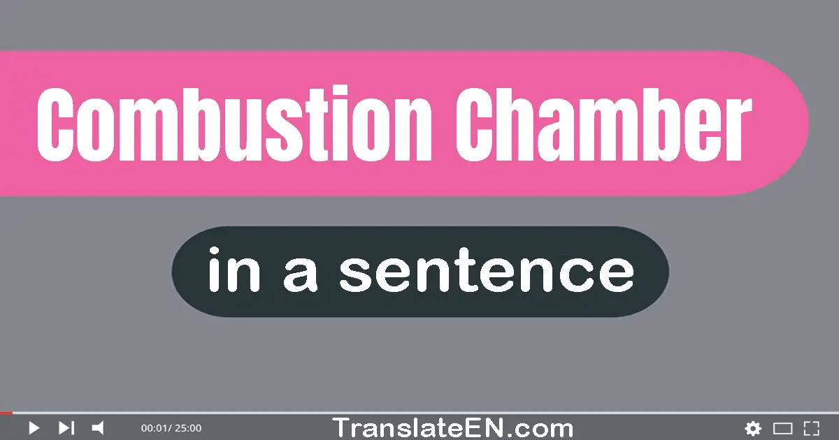 Combustion Chamber in a sentence