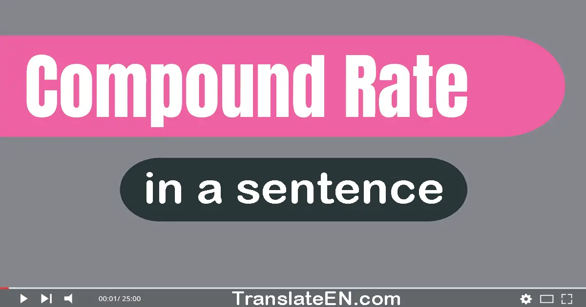 Compound Rate in a sentence