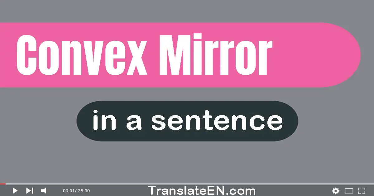 Convex Mirror in a sentence