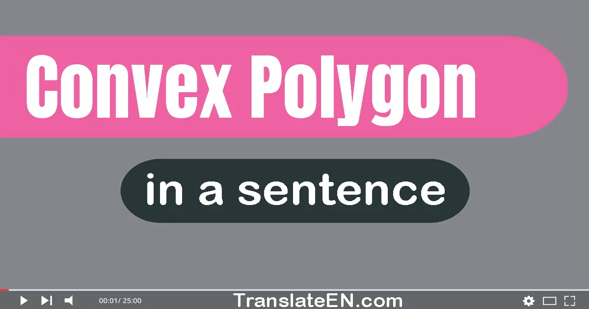 Convex Polygon in a sentence