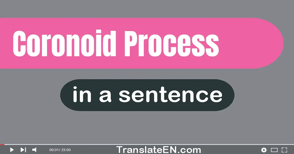 Coronoid Process in a sentence