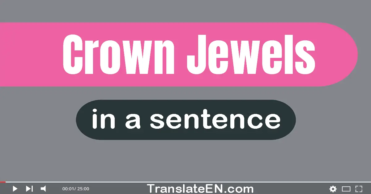 Crown Jewels in a sentence