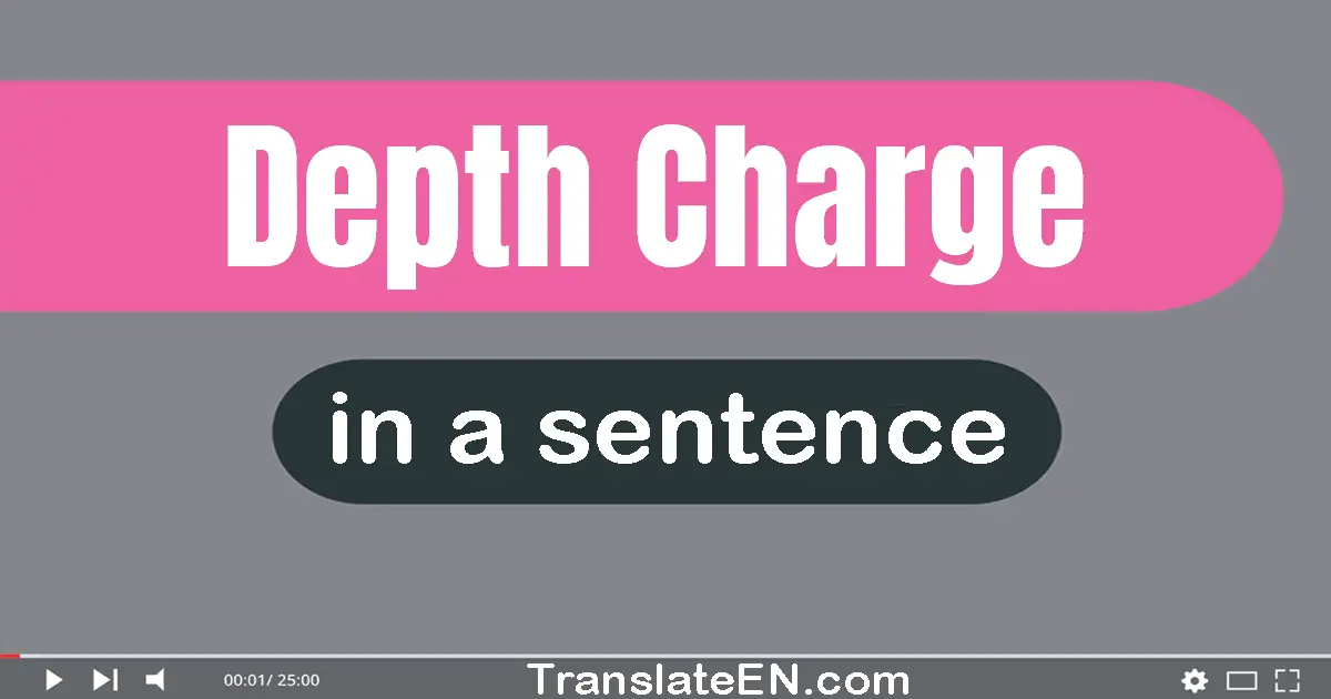 Depth Charge in a sentence