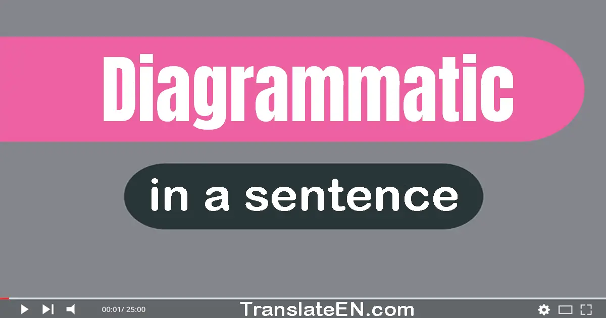 Diagrammatic in a sentence