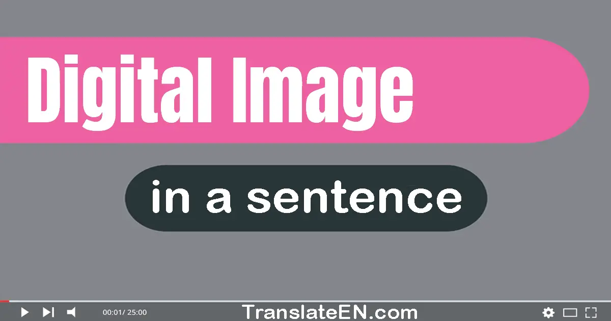 Digital Image in a sentence