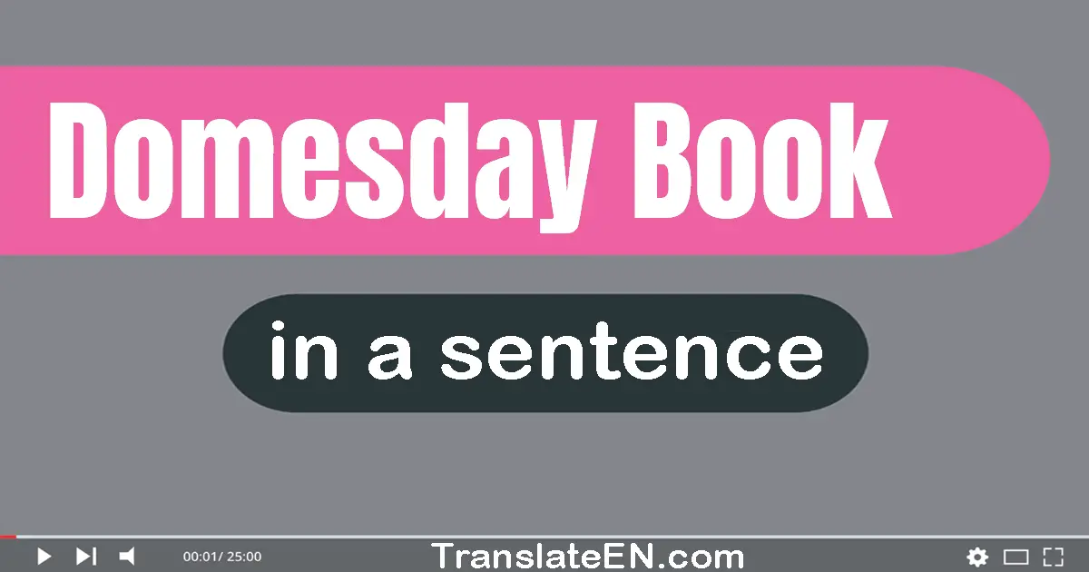 Domesday Book in a sentence