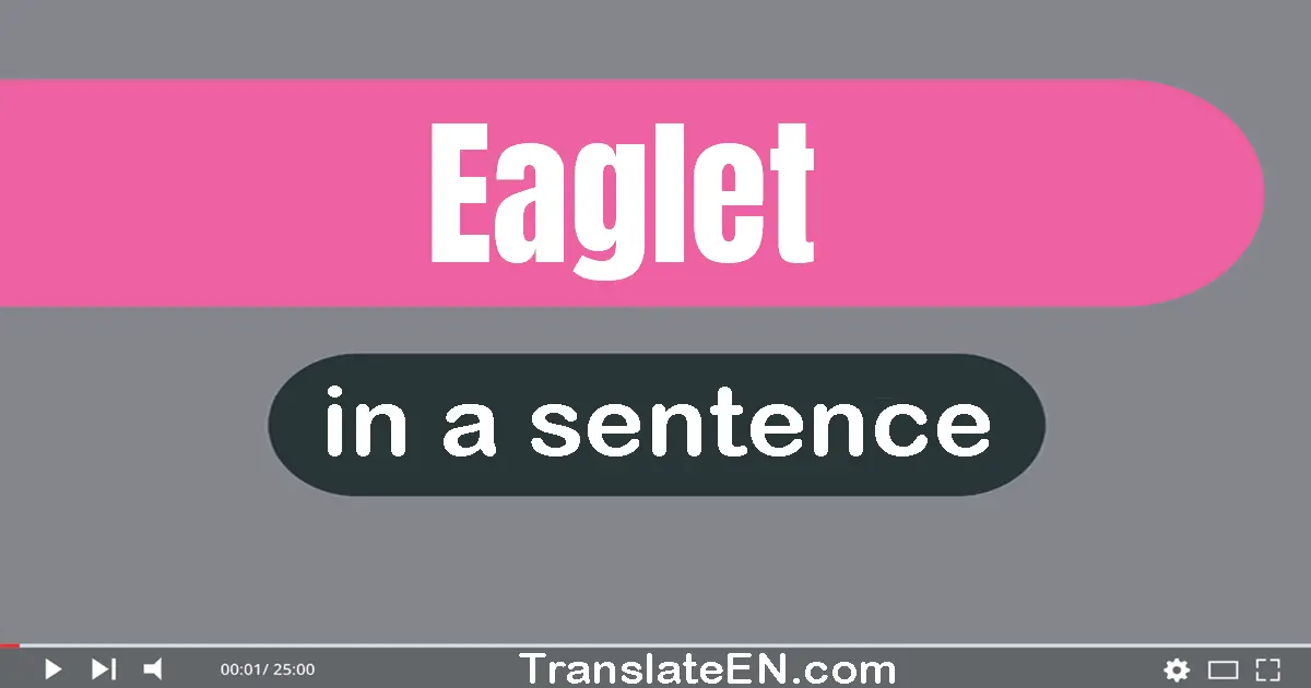 Eaglet in a sentence