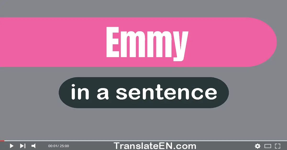 Emmy in a sentence