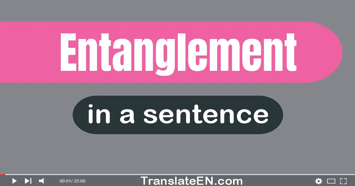 Entanglement in a sentence