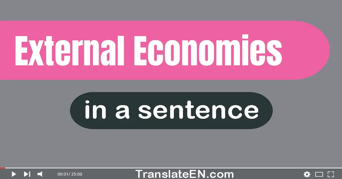 External Economies in a sentence