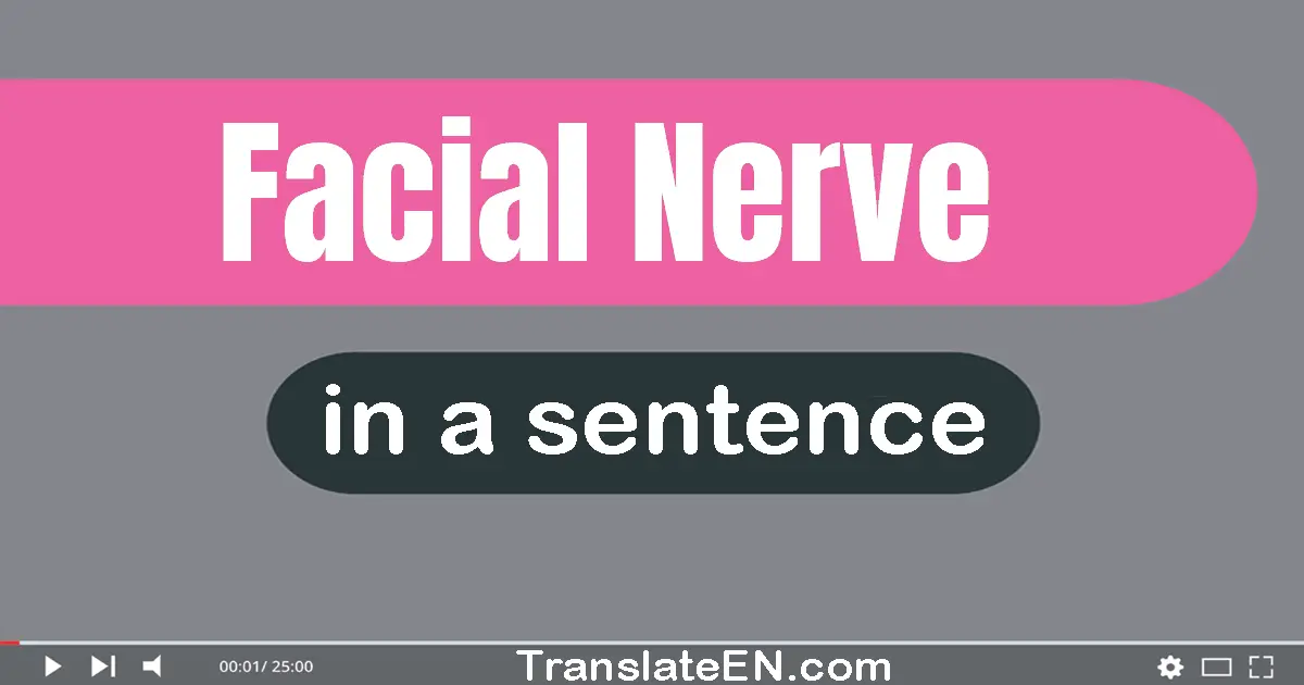 Facial Nerve in a sentence