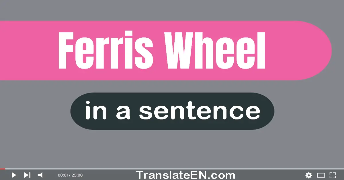 Ferris Wheel in a sentence