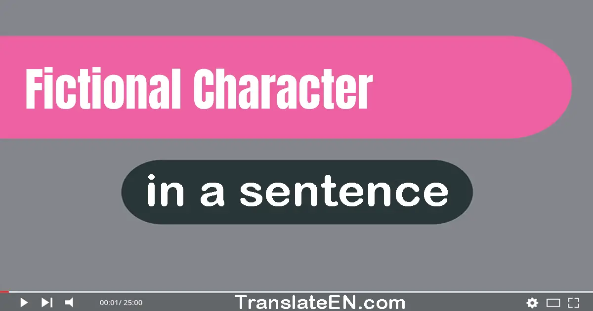 Fictional Character in a sentence