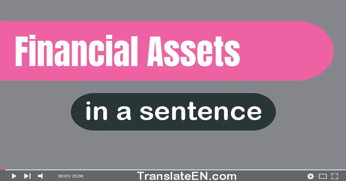 Financial Assets in a sentence