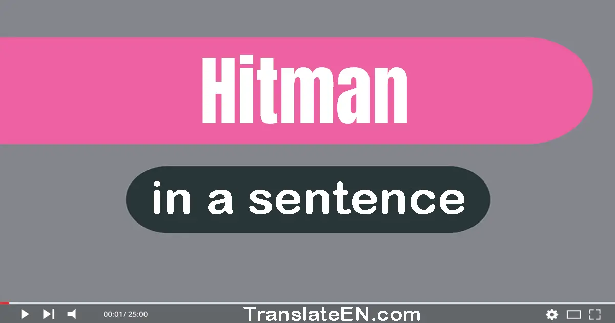 Hitman in a sentence