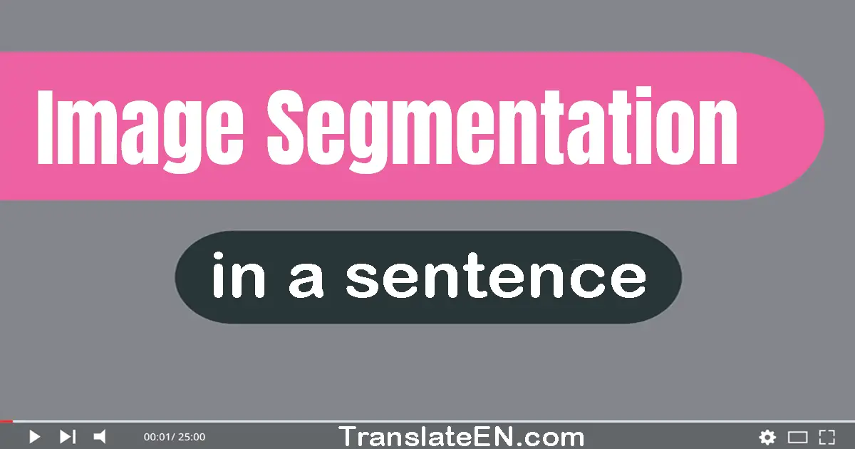 Image Segmentation in a sentence