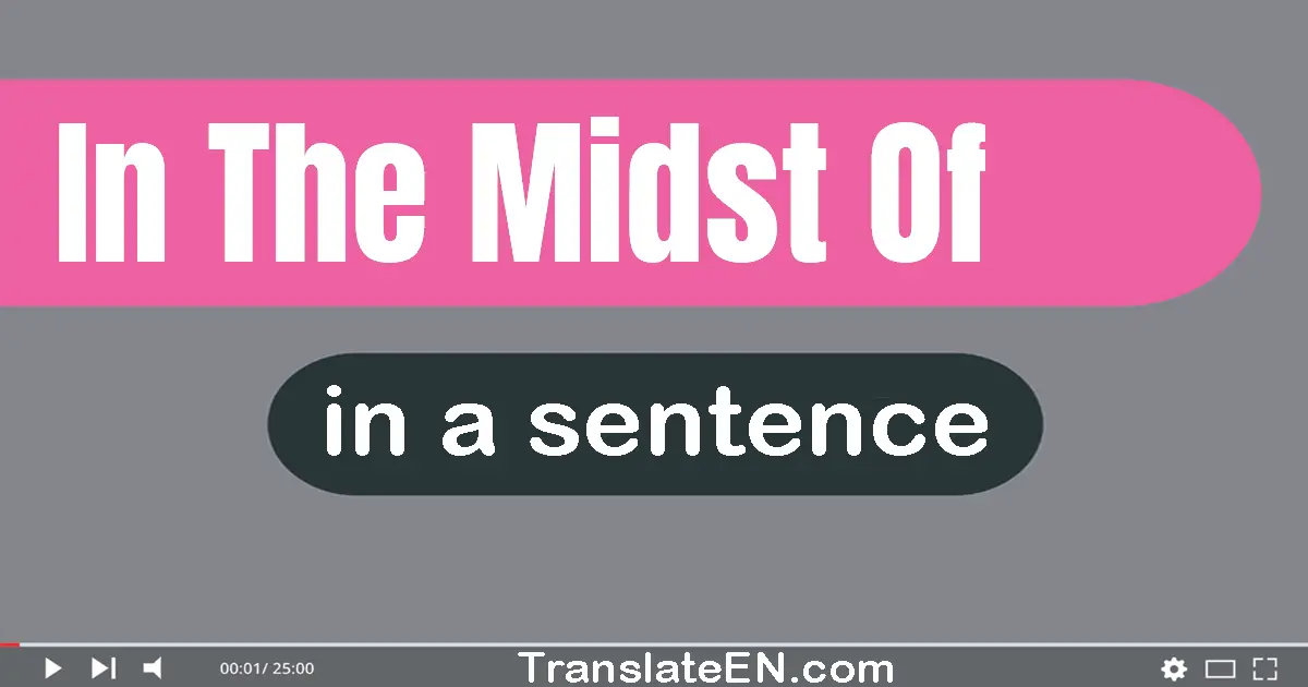 In The Midst Of in a sentence