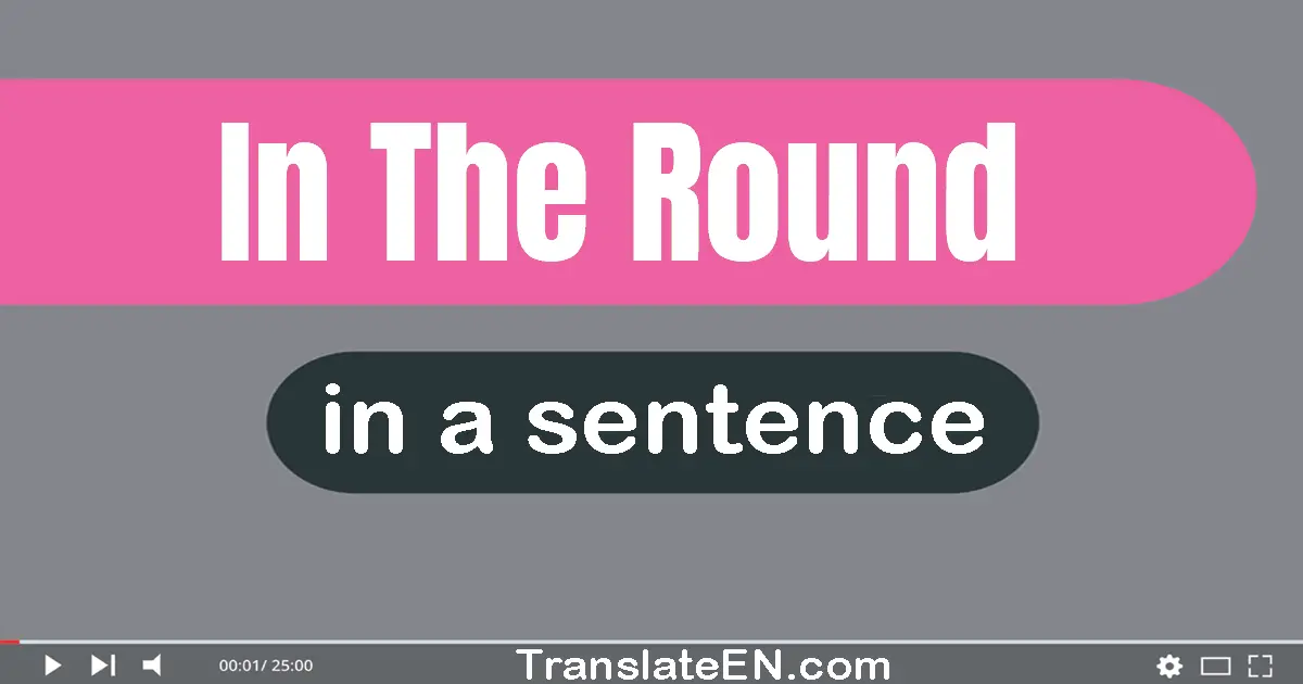 In The Round in a sentence