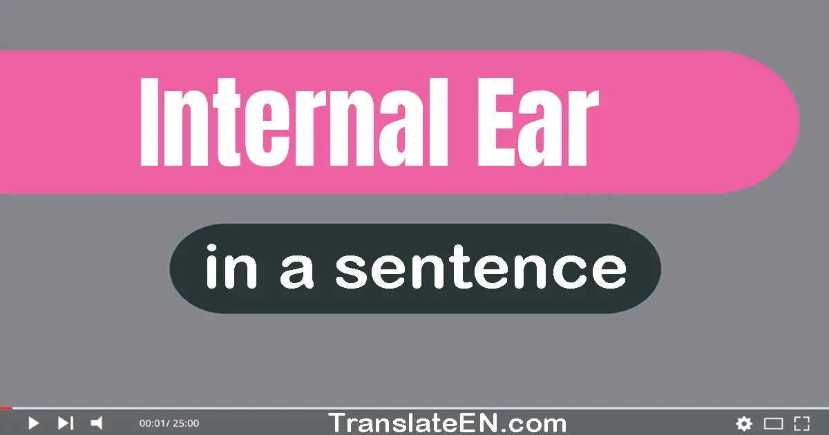 Internal Ear in a sentence