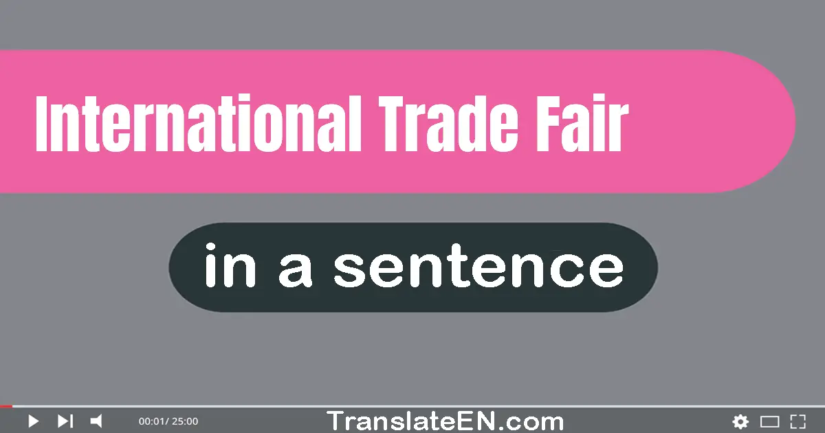 International Trade Fair in a sentence