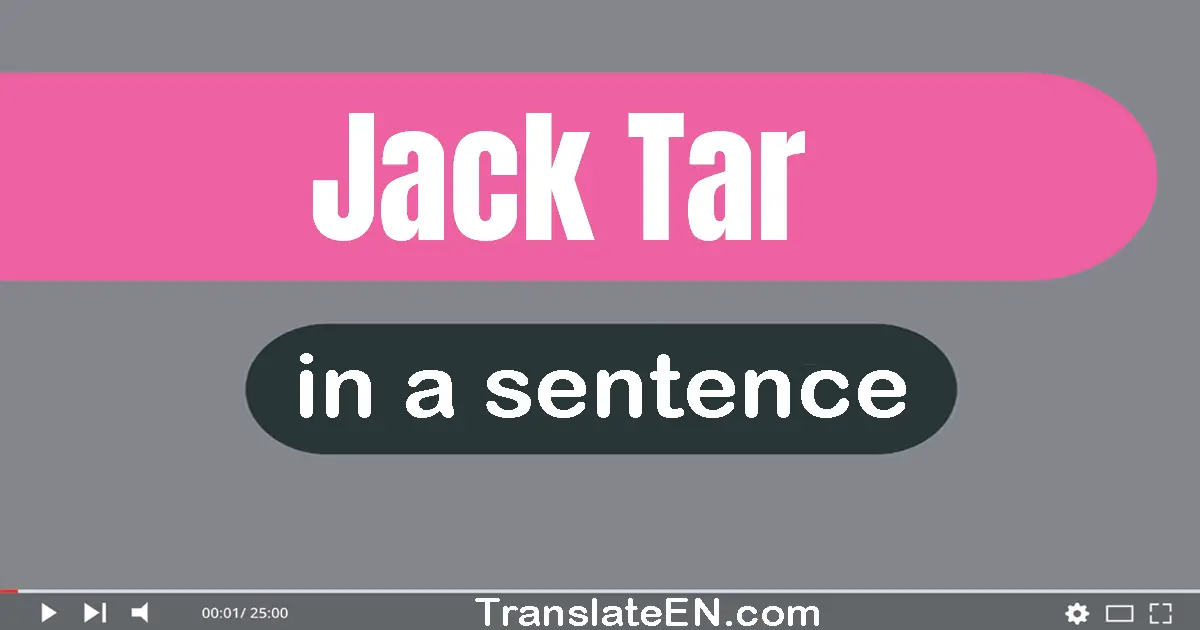 Jack-tar in a sentence