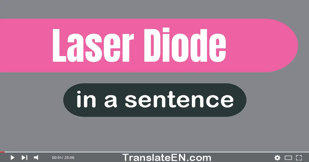 Laser Diode in a sentence