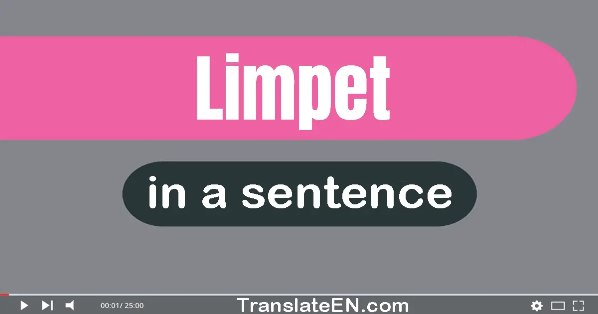 Limpet in a sentence