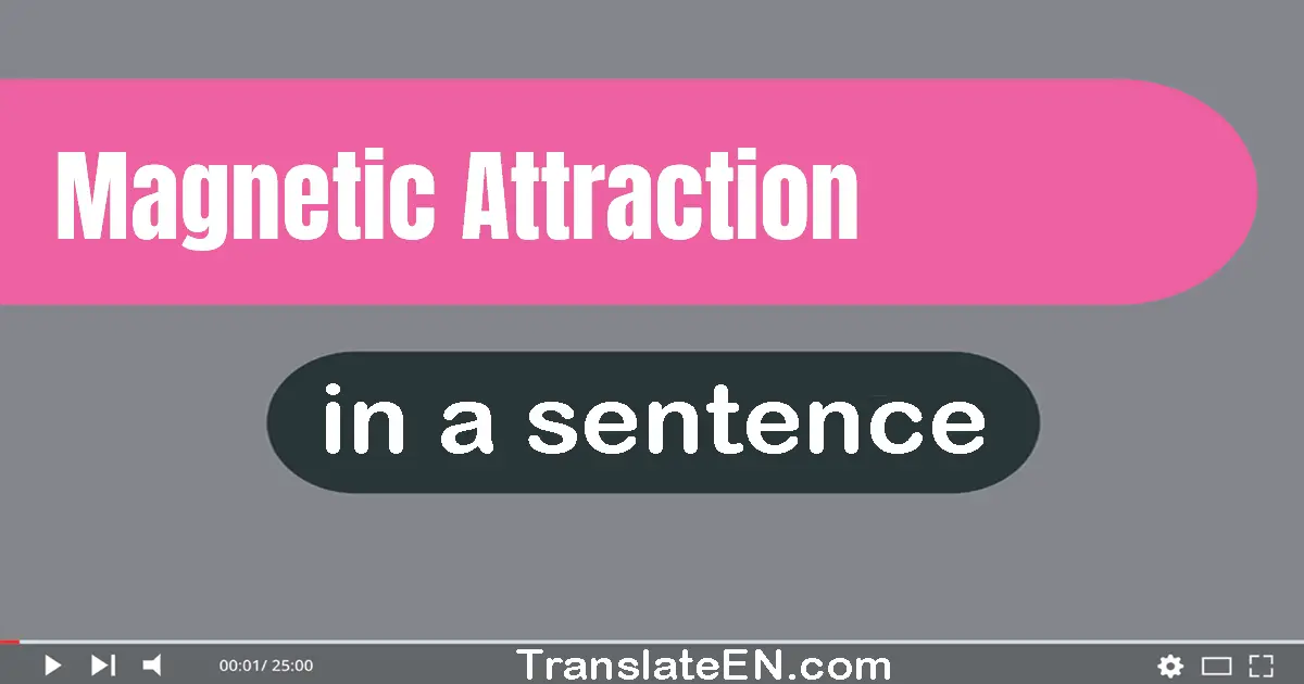 Magnetic Attraction in a sentence