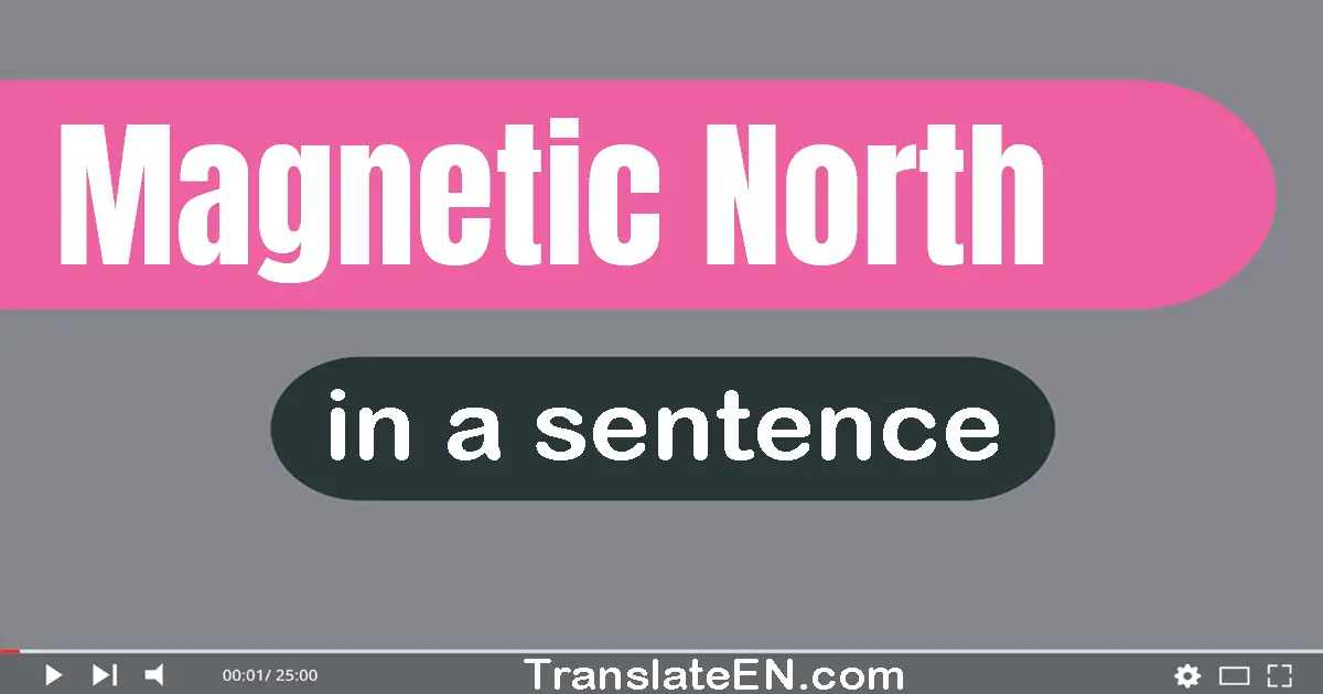 Magnetic North in a sentence