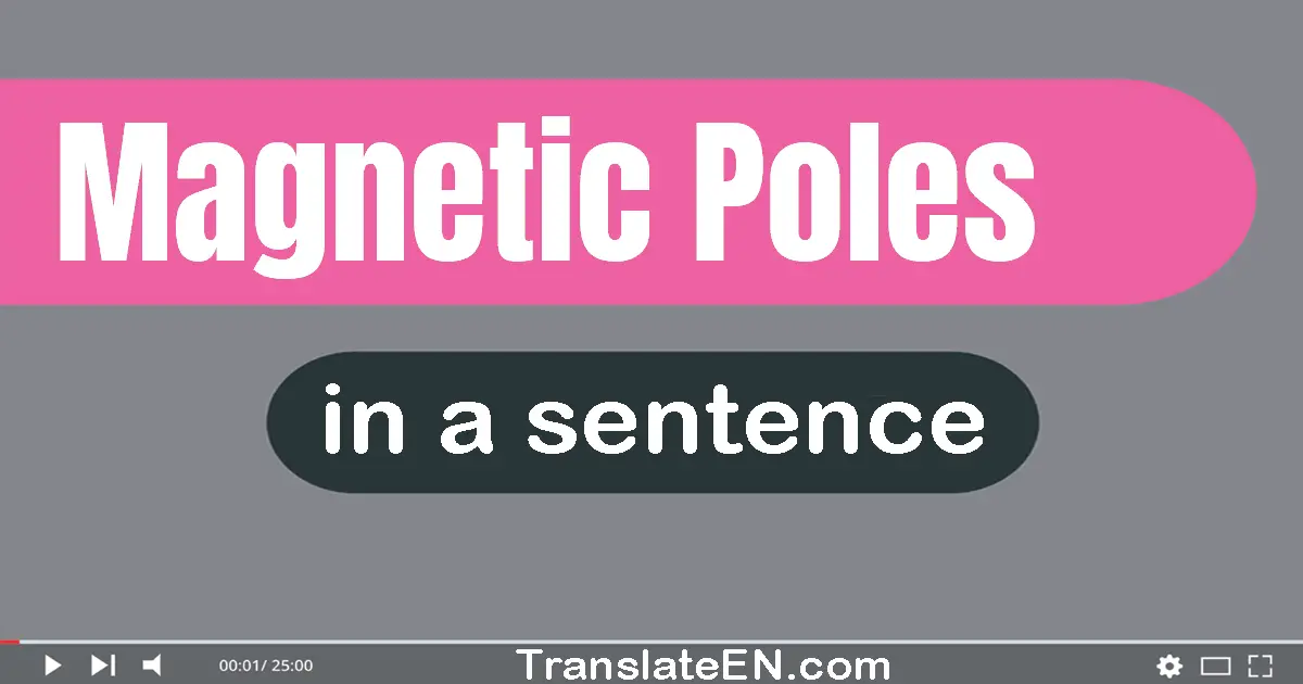 Magnetic Poles in a sentence