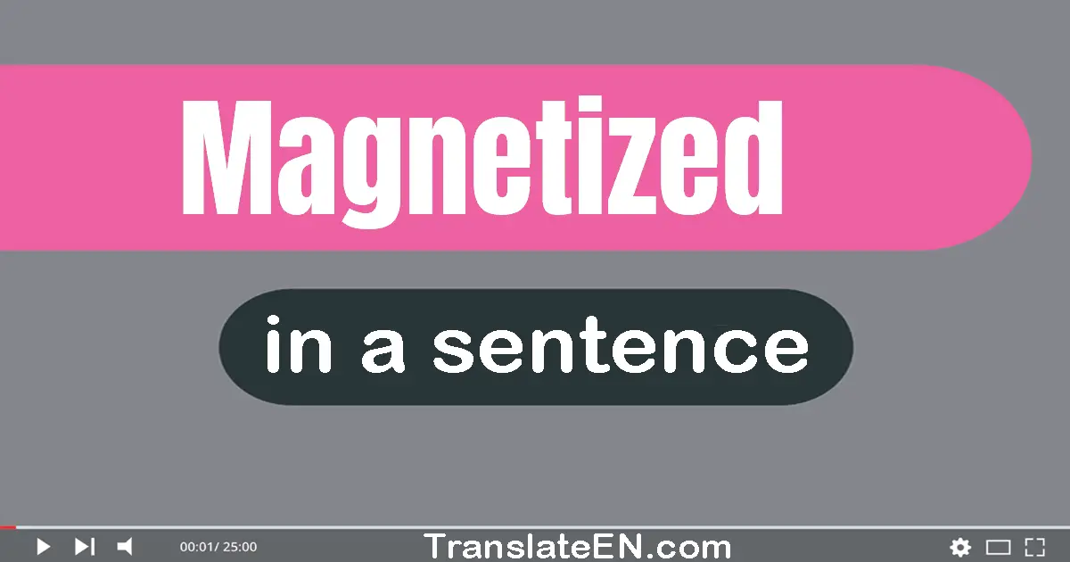 Magnetized in a sentence