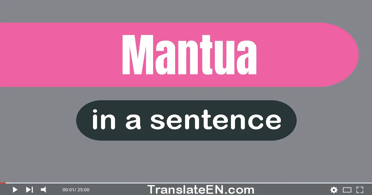 Mantua in a sentence