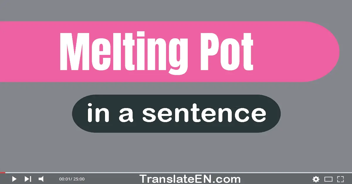 Melting Pot in a sentence