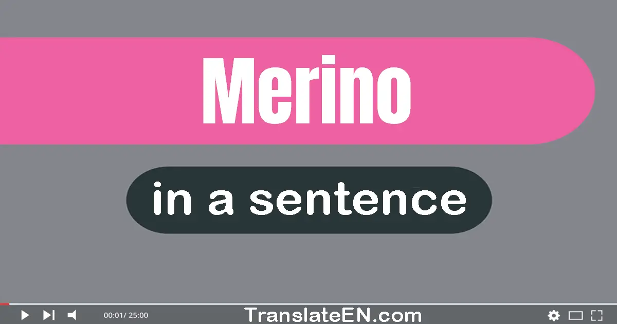 Merino in a sentence