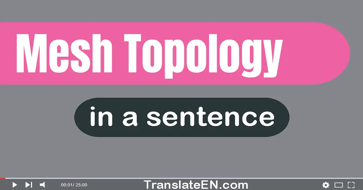 Mesh Topology in a sentence