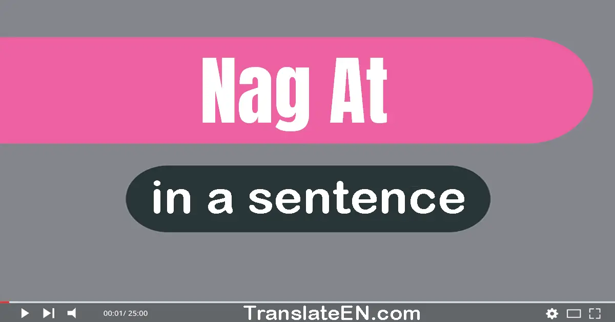 Nag At in a sentence