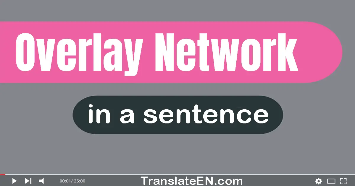 Overlay Network in a sentence