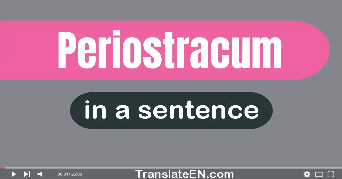 Periostracum in a sentence